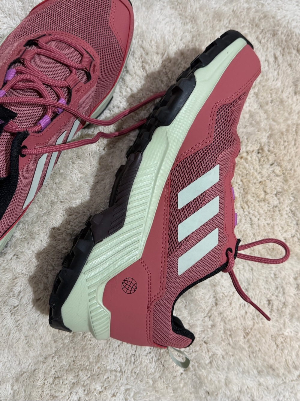 adidas Women's Trail Runners - Rose Pink & Mint